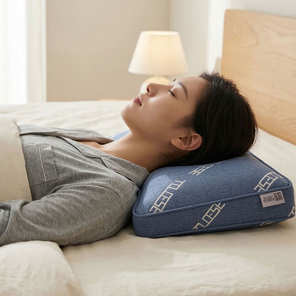 TOLOESE Cure Pillow Ergonomic Cervical Neck Support Red Infrared Mineral Deep Sleep Cushion _ Made in KOREA